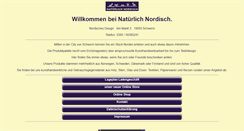 Desktop Screenshot of natuerlich-nordisch.de