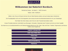 Tablet Screenshot of natuerlich-nordisch.de